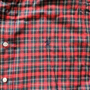 Mens Red plaid Ralph lauren blake l